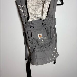 Ergobaby Gray Carrier with Star Embroidery